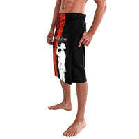 Tonga ANZAC Day Lavalava Red Poppies Flower Soldier Lest We Forget LT03 - Polynesian Pride