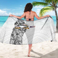 American Samoa Flag Day Sarong Tribal Tattoo with Eagle White
