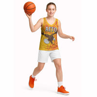 Personalised American Samoa Flag Day Basketball Jersey Fautasi Race Pago Pago-Aeto Eagle Wings Tribal Style