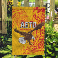 American Samoa Flag Day Garden Flag Fautasi Race Pago Pago-Aeto Eagle Wings Tribal Style