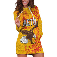 Personalised American Samoa Flag Day Hoodie Dress Fautasi Race Pago Pago-Aeto Eagle Wings Tribal Style LT03 Multicolor - Polynesian Pride