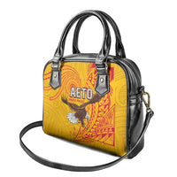 American Samoa Flag Day Shoulder Handbag Fautasi Race Pago Pago-Aeto Eagle Wings Tribal Style