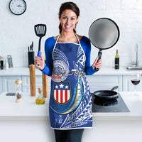 American Samoa Flag Day Apron Fautasi Race Fagatogo-Iseula O Le Moana Sailfish Tribal Style LT03 - Polynesian Pride