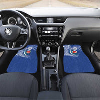 Personalised American Samoa Flag Day Car Mats Fautasi Race Fagatogo-Iseula O Le Moana Sailfish Tribal Style