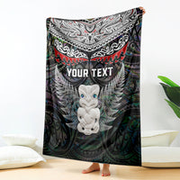 New Zealand Hei Tiki Blanket Maori Green Papua Shell Pattern LT03 - Polynesian Pride