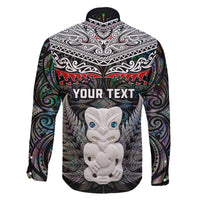 New Zealand Hei Tiki Family Matching Off Shoulder Maxi Dress and Hawaiian Shirt Maori Green Papua Shell Pattern LT03 - Polynesian Pride