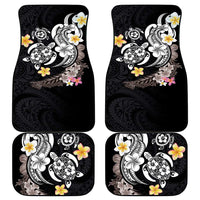 Hawaiian Tropical Plumeria Turtles Car Mats Polynesian Art Tattoo