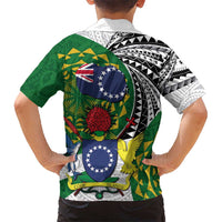 Cook Islands Independence Day Hawaiian Shirt National Flag and Emblem with Tatau Tattoo