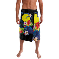 Palau Independence Day Lavalava Melanesian Tattoo with Hibiscus