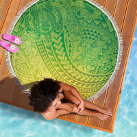 Hawaiian Turtles and Leis Beach Blanket Tribal Kakau Pattern Fresh Summer Vibe