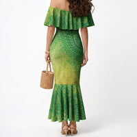 Hawaiian Turtles and Leis Mermaid Dress Tribal Kakau Pattern Fresh Summer Vibe LT03 - Polynesian Pride