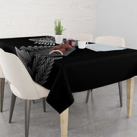 Personalised New Zealand Maori Art Tattoo and Silver Fern Tablecloth