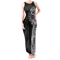 Polynesian Art Traditional Tattoo Pattern Tank Maxi Dress