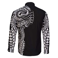 Polynesian Art Traditional Tattoo Family Matching Tank Maxi Dress and Hawaiian Shirt Simple Style