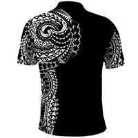 Polynesian Art Traditional Tattoo Polo Shirt Simple Style