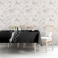 New Zealand Maori Warrior Rugby Tablecloth Silver Fern