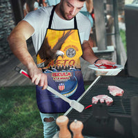 American Samoa Fautasi Apron Bald Eage and Sailfish with Kakau Motifs - Polynesian Pride