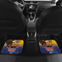 American Samoa Fautasi Car Mats Bald Eage and Sailfish with Kakau Motifs - Polynesian Pride