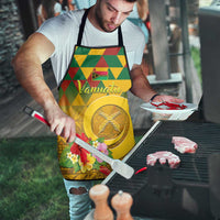 Melanesian Vanuatu Apron With Tapa Tribal Pattern and Triangle Geometric Tricolor - Polynesian Pride