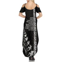 New Zealand Rugby Family Matching Summer Maxi Dress and Hawaiian Shirt Haka Dance Tribal God Mask Maori Pattern LT03 - Polynesian Pride