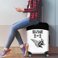 South Africa and New Zealand Luggage Cover Champion History Go Final 2023 Vintage Style LT03 - Polynesian Pride
