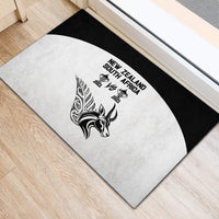 South Africa and New Zealand Rubber Doormat Champion History Go Final 2023 Vintage Style LT03 - Polynesian Pride