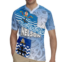 New Zealand Nelson Rugby Jersey Nelson's Flag and Seal - Maori Art Tattoo