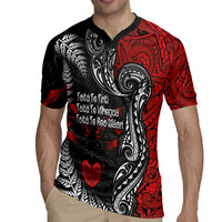 Aotearoa Toitu Te Tiriti Rugby Jersey New Zealand Honour the Treaty - Te Tiriti Is Us