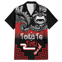 Aotearoa Toitu Te Tiriti Family Matching Long Sleeve Bodycon Dress and Hawaiian Shirt New Zealand Honour the Treaty - Fight Together