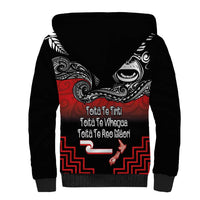 Aotearoa Toitu Te Tiriti Sherpa Hoodie New Zealand Honour the Treaty - Fight Together