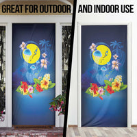 Palau Jellyfish Door Cover Ocean Heritage Tropical Plants - Polynesian Pride