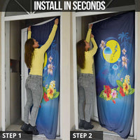 Palau Jellyfish Door Cover Ocean Heritage Tropical Plants - Polynesian Pride