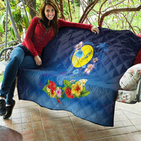 Palau Jellyfish Quilt Ocean Heritage Tropical Plants - Polynesian Pride