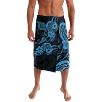 Hawaiian Manta Rays Lavalava Tribal Hibiscus Polynesian Tattoos Blue Color - Polynesian Pride