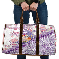 Hawaiian and Japanese Culture Together Travel Bag Tropical Honu with Japanese Elements Purple Color LT03 Purple - Polynesian Pride