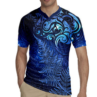 New Zealand Matariki Rugby Jersey Maori Pattern and Silver Fern