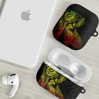 Aotearoa Moko Tribal Tattoo AirPods Case New Zealand Maori Penguin and Fantail Reggae Style LT03 - Polynesian Pride