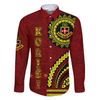 Kolisi Tonga Atele Family Matching Off Shoulder Short Dress and Hawaiian Shirt Ngatu and Polynesian Pattern