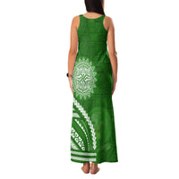 Liahona High School Family Matching Tank Maxi Dress and Hawaiian Shirt Ngatu and Polynesian Pattern