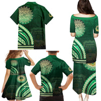 Saineha High School Family Matching Puletasi and Hawaiian Shirt Ngatu and Polynesian Pattern LT03 - Polynesian Pride