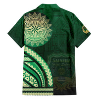 Saineha High School Family Matching Puletasi and Hawaiian Shirt Ngatu and Polynesian Pattern LT03 - Polynesian Pride
