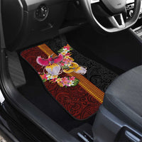 Papua New Guinea Birds and Frangipani Car Mats Melanesian Art Tattoos - Polynesian Pride