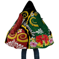 Melanesian Vanuatu Tribal Boar Tusk Cloak Tropical Plants and Namele Motifs - Polynesian Pride