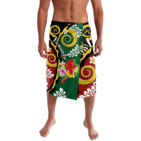 Melanesian Vanuatu Tribal Boar Tusk Lavalava Tropical Plants and Namele Motifs - Polynesian Pride