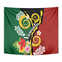 Melanesian Vanuatu Tribal Boar Tusk Tapestry Tropical Plants and Namele Motifs - Polynesian Pride