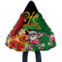 Vanuatu Christmas Cloak Funny Santa with Namele and Boar Tusk Tribal - Polynesian Pride