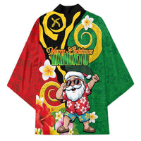 Vanuatu Christmas Kimono Funny Santa with Namele and Boar Tusk Tribal - Polynesian Pride
