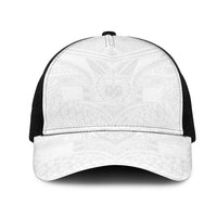Samoan Lotu a Tamaiti Mesh Trucker Cap Coat of Arms and Polynesian Pattern