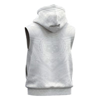 Samoan Lotu a Tamaiti Sleeveless Hoodie Coat of Arms and Polynesian Pattern