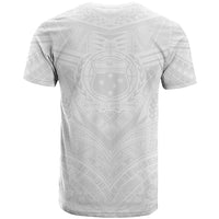 Samoan Lotu a Tamaiti T Shirt Coat of Arms and Polynesian Pattern